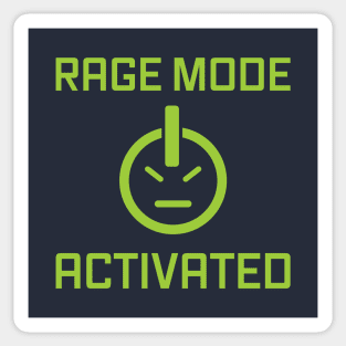 Rage Mode Activated (green) Sticker